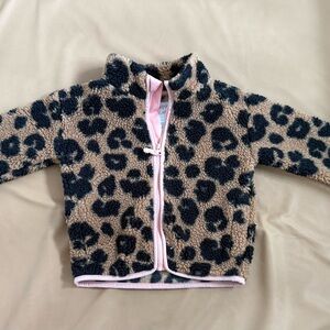 Jumping Beans - Leopard Print Fleece Jacket